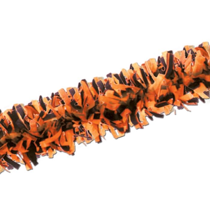 Tissue Festooning Orange/Black