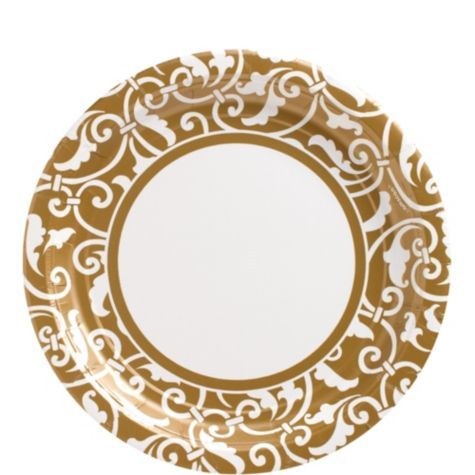 Ornamental Scroll 9in Plt Gld