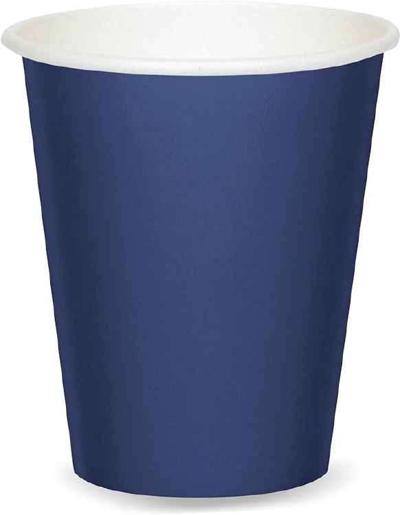 Navy Blue 9oz H/C Cups 24ct