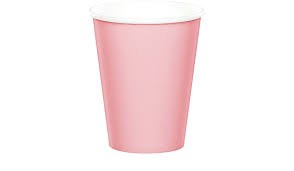 Classic Pink Hot/Cold Paper Cups 24ct