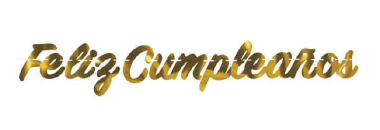 Streamer Feliz Cumpleanos
