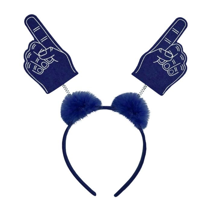 Headband #1 Finger Blue