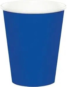 Cobalt 9oz Paper Cups