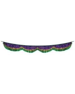 Mardi Gras Tinsel Fringe Bunt