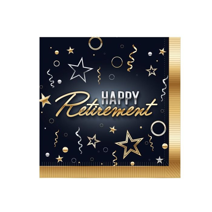 Happy Retirement Bev Napkins