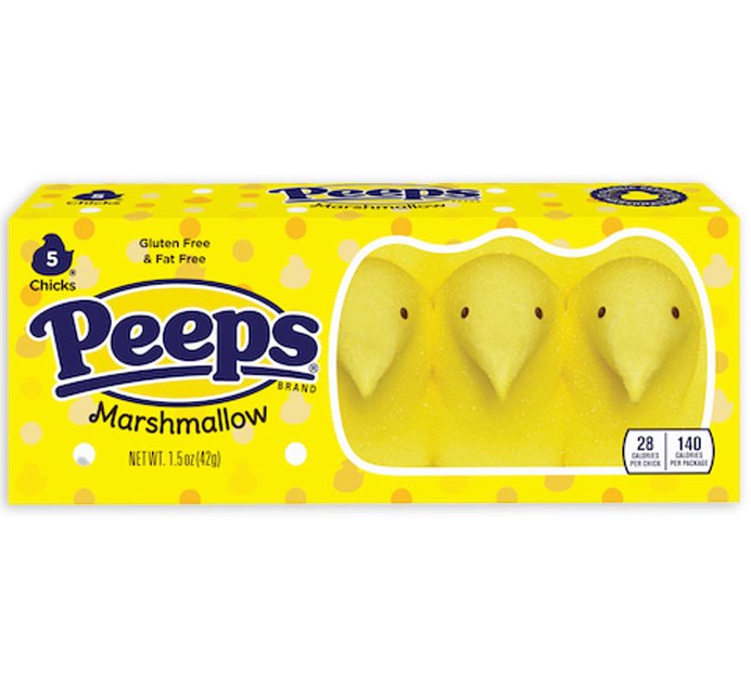 Peeps 5 Count Shicks Yellow