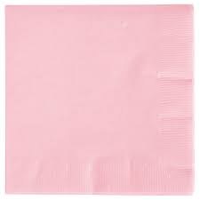 Classic Pink Beverage Napkins 50ct