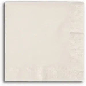 Ivory Beverage Napkins 50ct