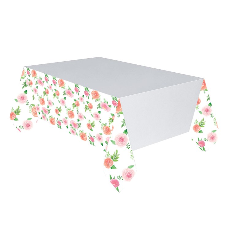Floral Baby Paper Tablecover