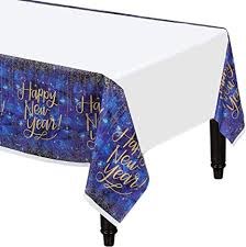 Midnight New Years Tablecover
