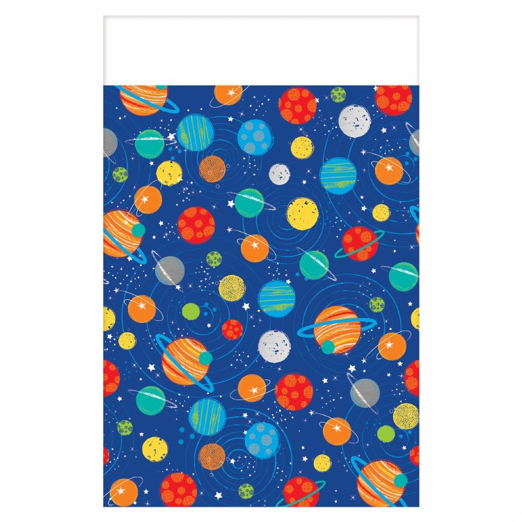 Blast Off Birthday Tablecover
