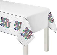 Happy 30th Plastic Tablecover