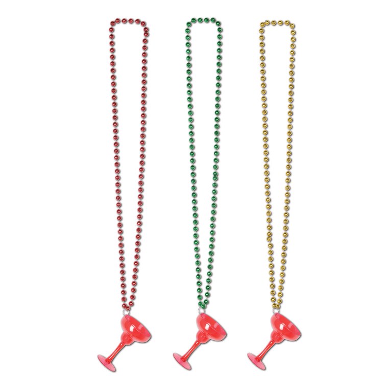 Beads W/Margarita Glass