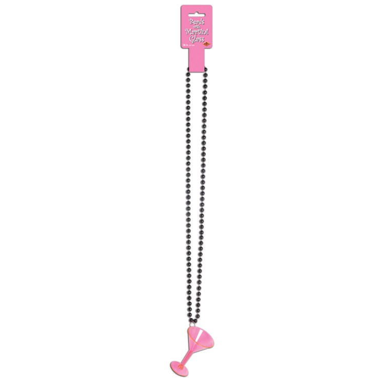 Beads w/ martini glass multi
