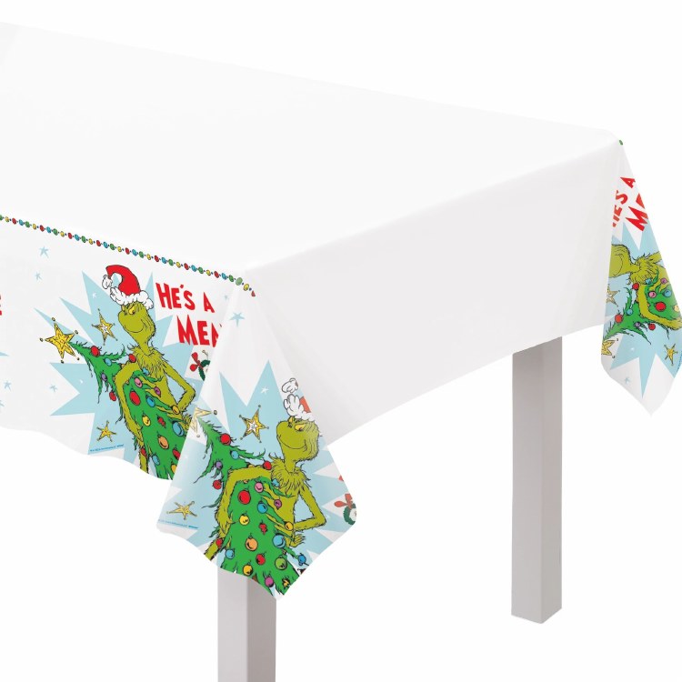 Grinchmas Plastic Tablecover