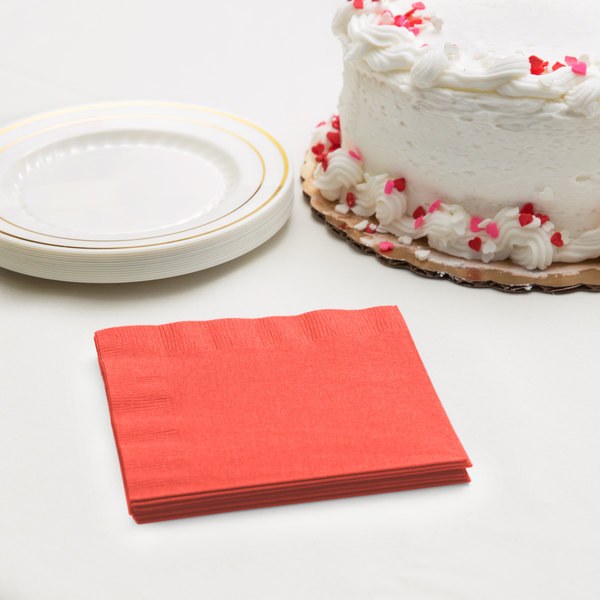 Coral Bev. Napkins