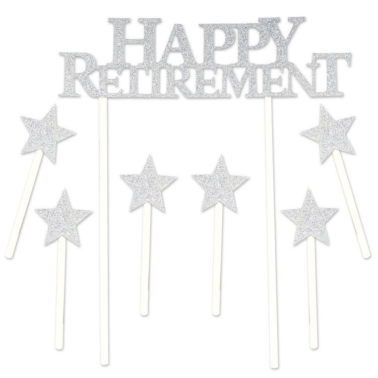 Cake Topper Happy Retirement