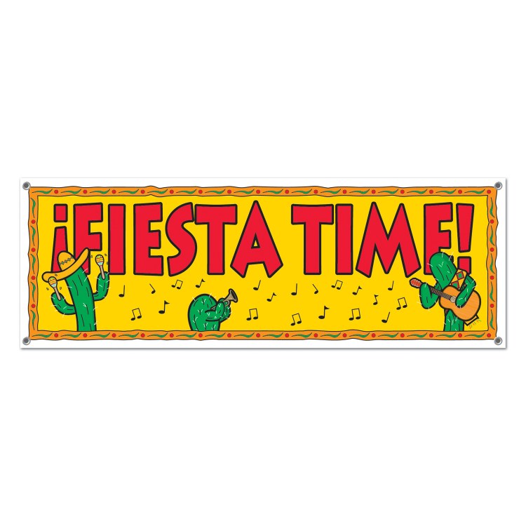 Banner Fiesta Time