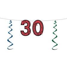 Streamer Glitter "30"