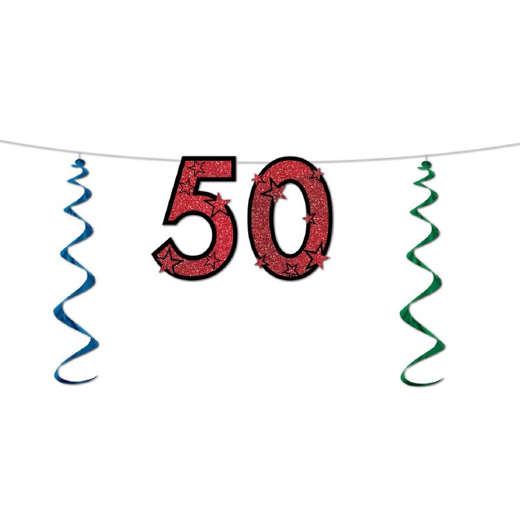 Streamer Glitter "50"