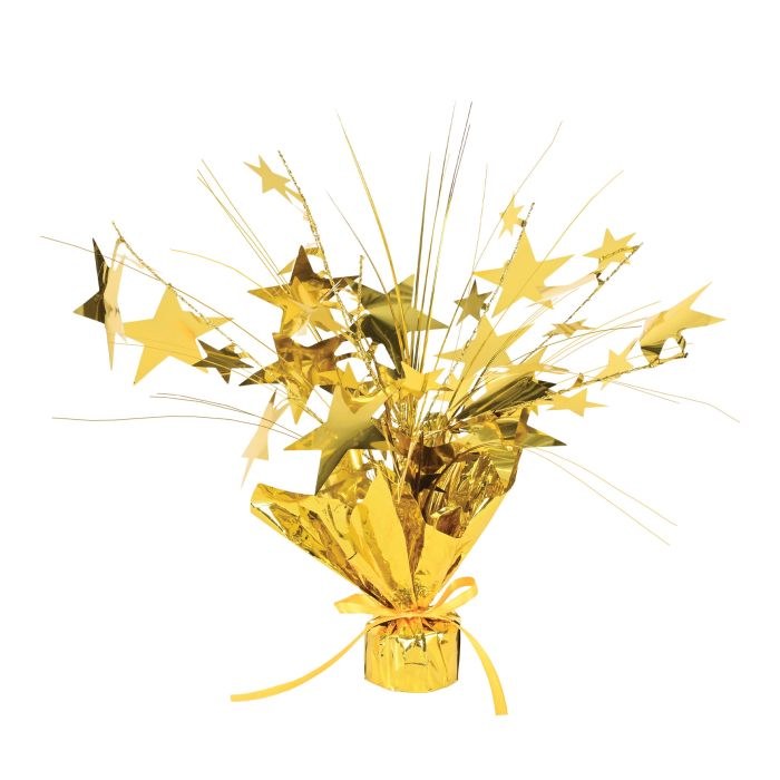 Centerpiece Star Spray Gold