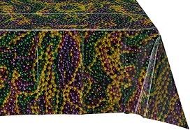 Mardi Gras Beads Tablecover