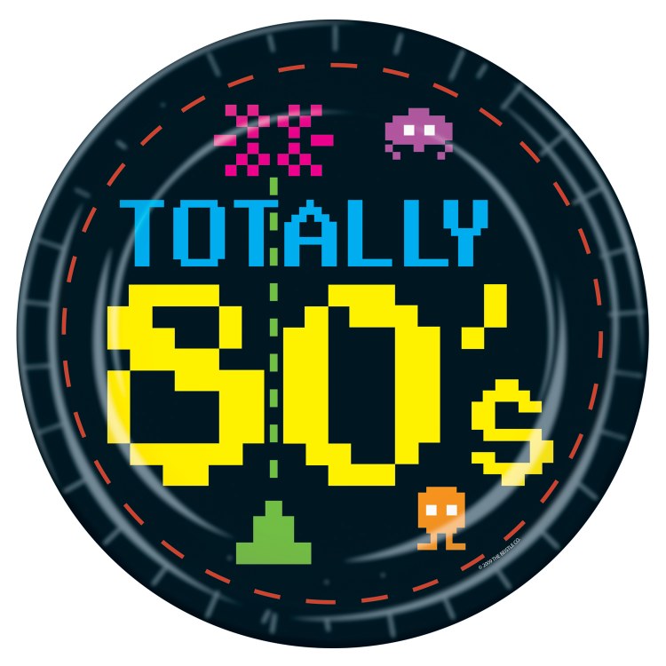 Totally 80's 9in Plate