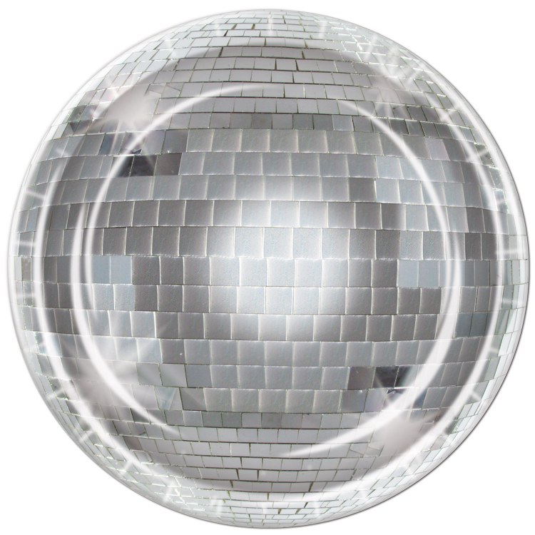 Disco Ball Plate 10in