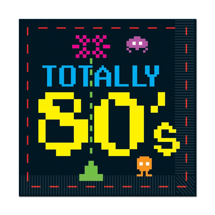 Totally 80's Lunch Napkins