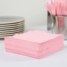 Classic Pink Lunch Napkins 50ct