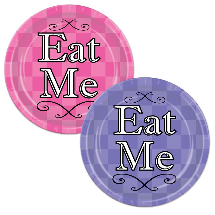 Alice In Wonderland 7&quot; Plates 16ct