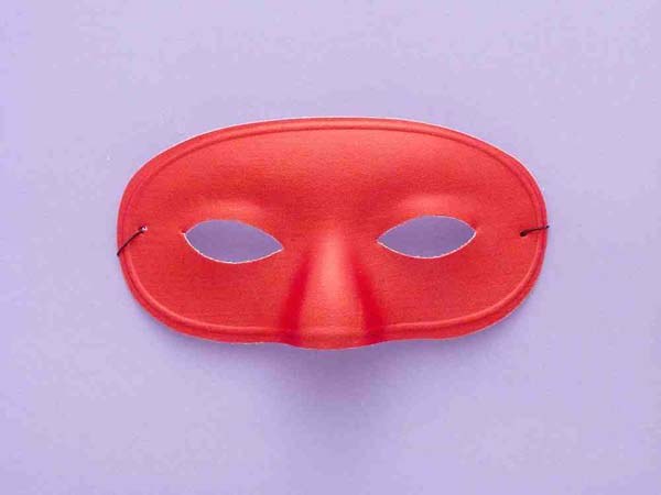 Mask Domino Deluxe Red