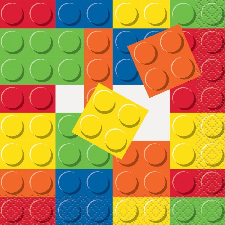 Building Blocks Bev Napkins