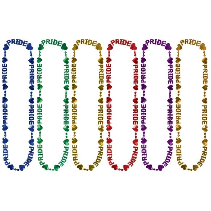 Necklace Pride Beads 6ct