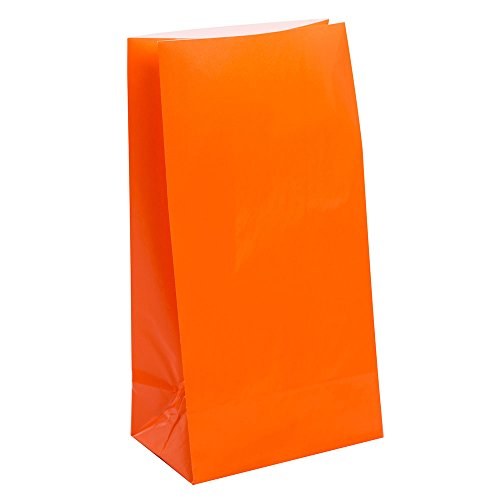 Bags Paper Orange 12pk