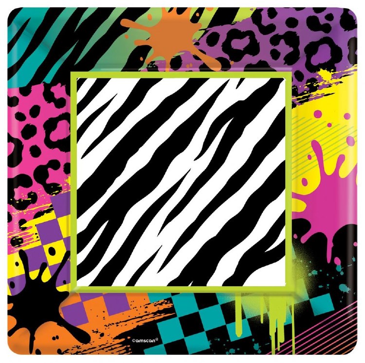 Totally 80's 10" Plates