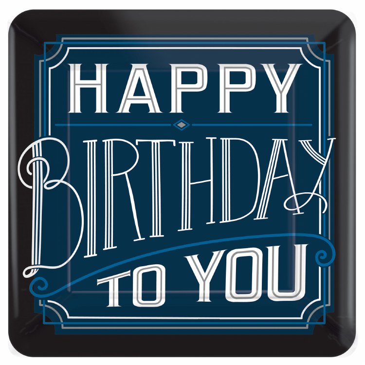 Birthday Man 10in Sq