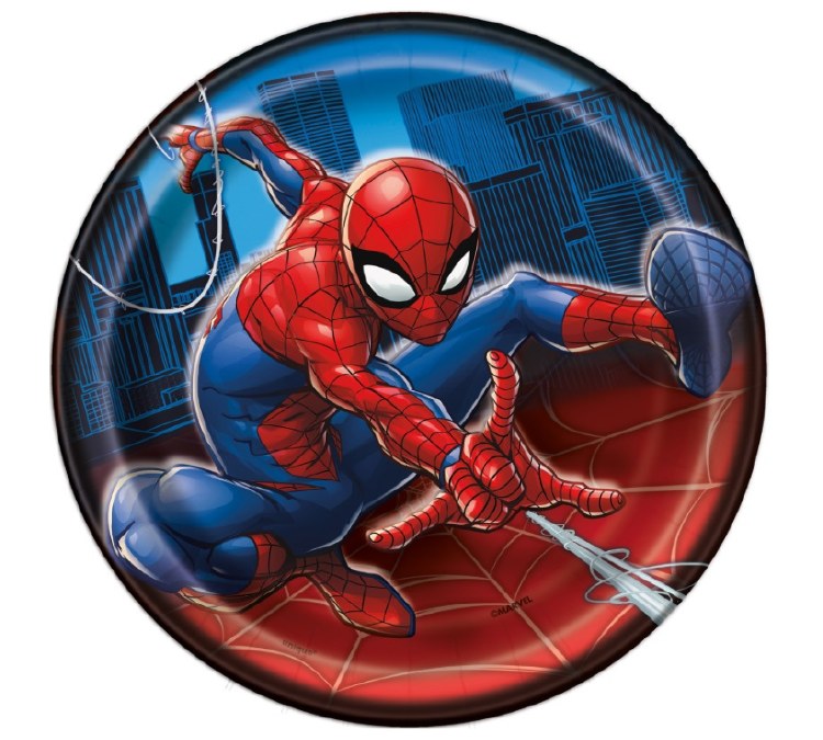 Spider-Man 7" Plates 8ct