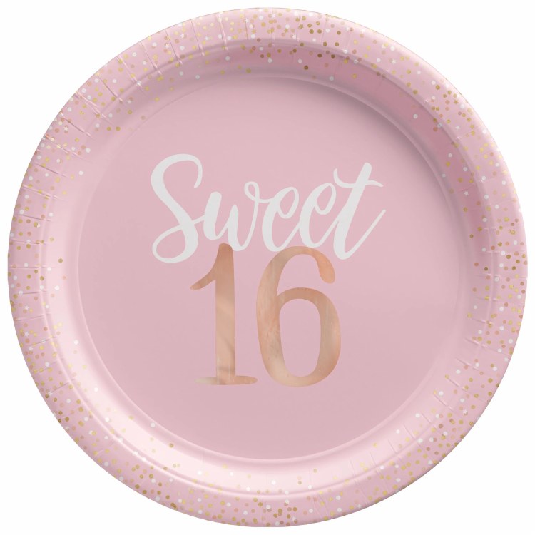Sixteen Blush 10in Plt 8ct