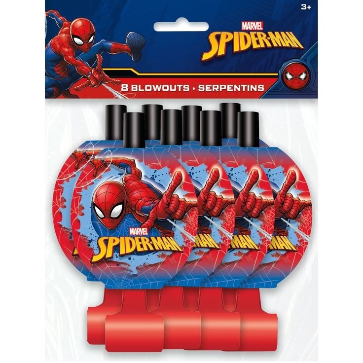 Spiderman Blow Outs 8pk