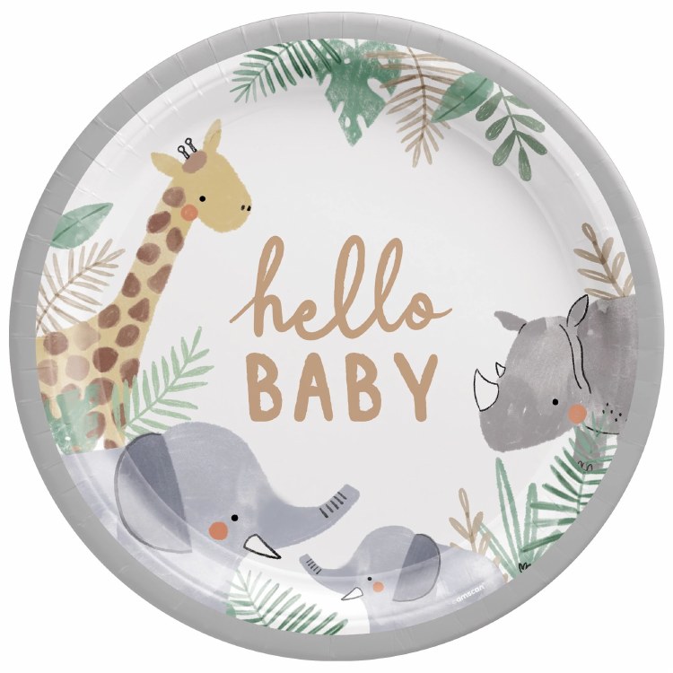Soft Jungle 10.5" Round Plates