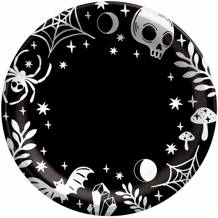 Spellbound Round Paper Plate