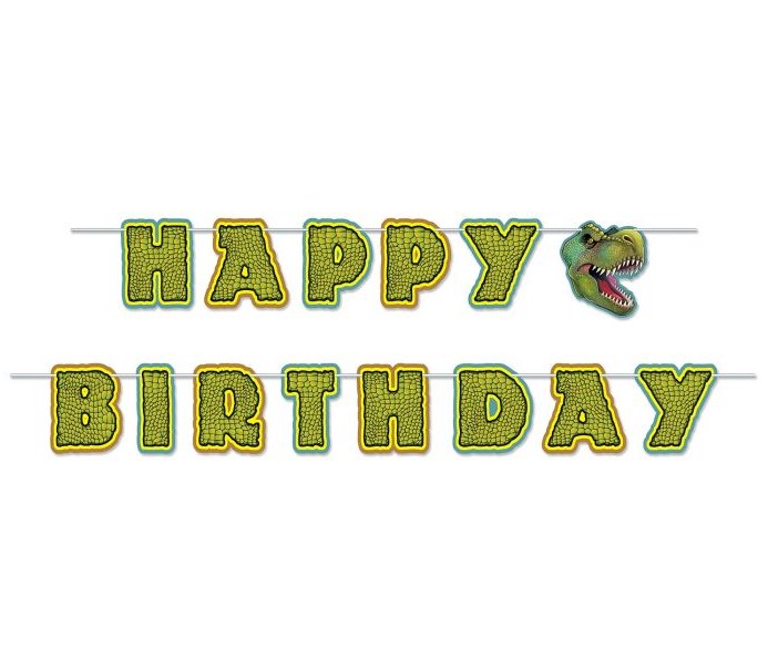 Dinosaur HBD Banner 10ft