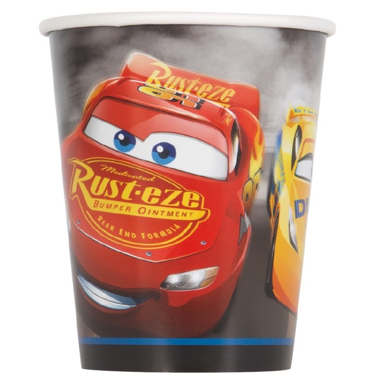 Disney Cars 3 Cups 9oz 8ct