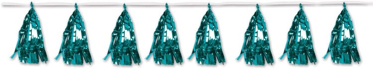 Tassel Garland Turquoise 8ft