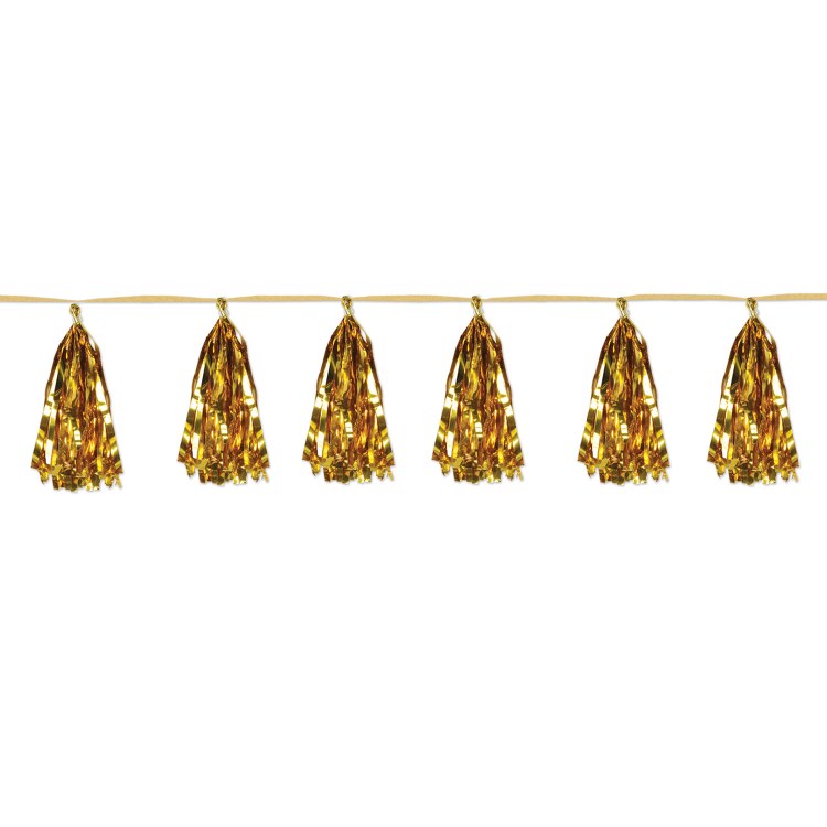 Tassel Garland Gold 8ft