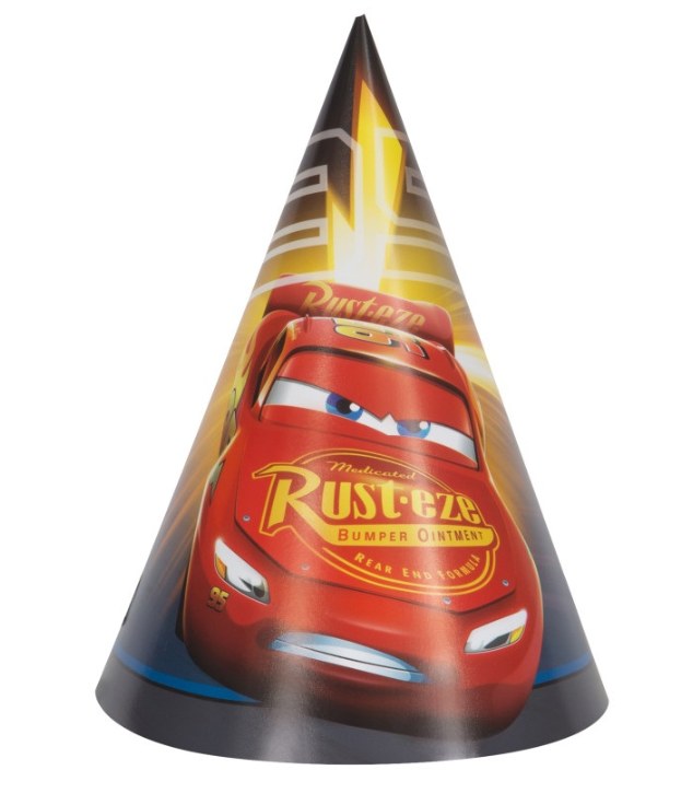 Cars 3 Movie Party Cone Hats