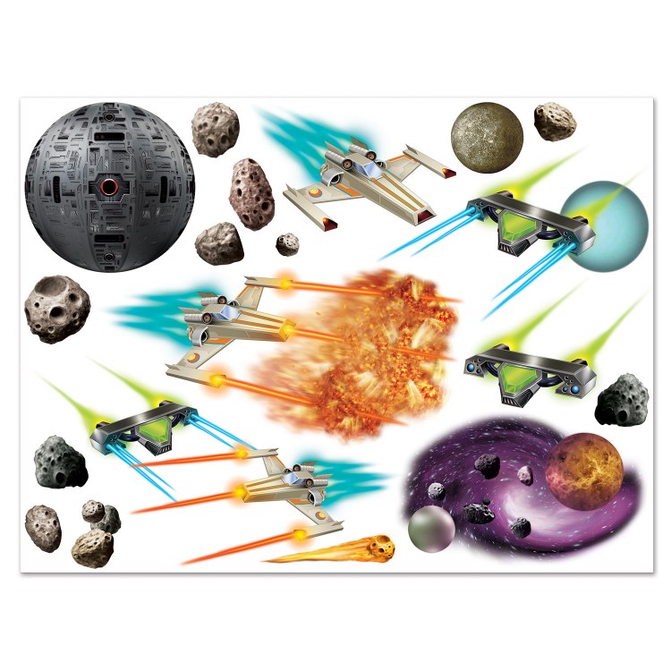Galaxy Props &amp; Backdrop 19pc