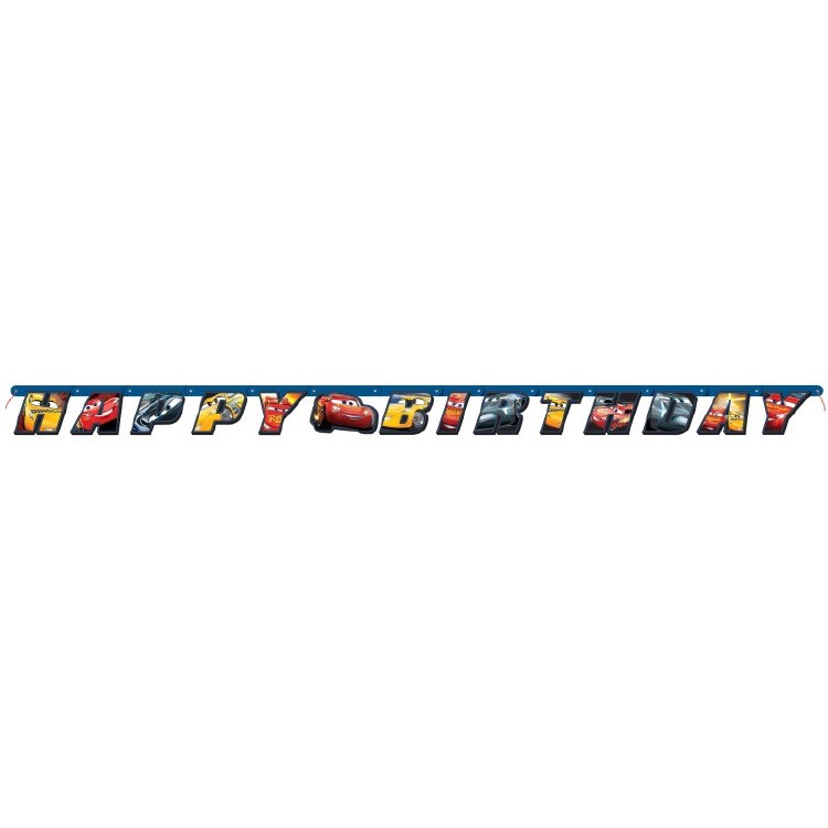 Disney Cars 3 B-Day Banner
