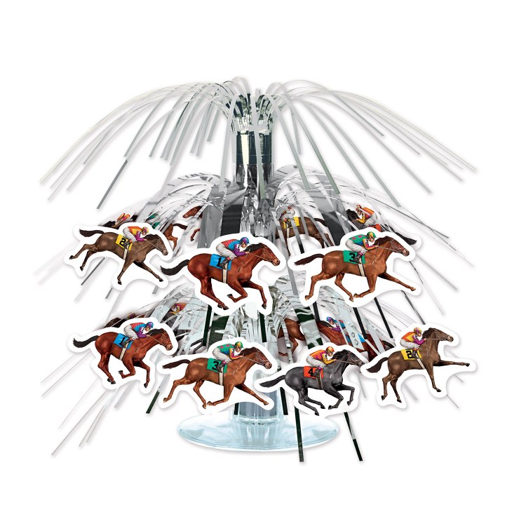 Horse Racing Centerpiece Mini